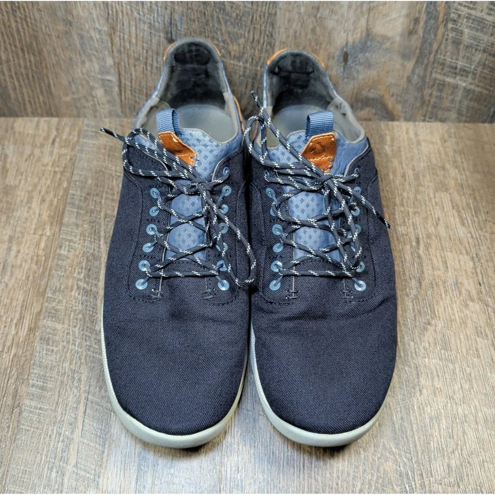 OluKai Nanea Li Navy Blue Mens Size 11.5 US Slip On Shoes Sneakers Loafers